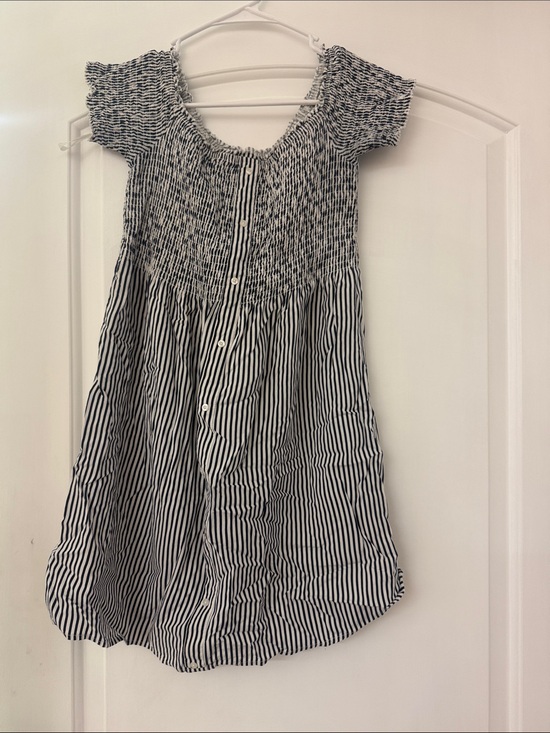 Abercrombie & Fitch Dresses & Skirts - Abercrombie and fitch Blue and White Striped Smocked Dress